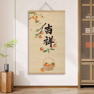 Bamboo made wall decor